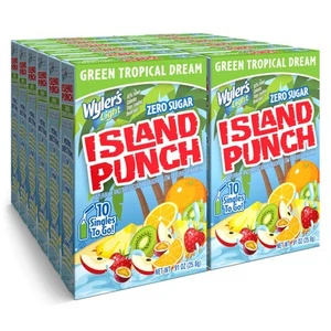 Wyler's Light Island Punch, Green Tropical Dream, 10 CT (Pack - 12) - Picture 1 of 7