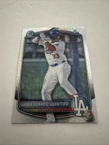 2025 Bowman - Chrome Prospects Eduardo Quintero #BCP-115 Mojo Refractor (RC) - Picture 1 of 2