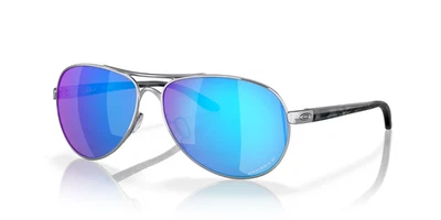 Oakley Feedback OO4079-33 (chrome/ prizm sapphire iridium polarized) - Image 1 of 4