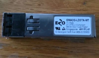 E2O Emulex EM212-LP3TA-MT Fibre Channel Dual Rate 2Gb SFP Transceiver Module - Image 1 of 4