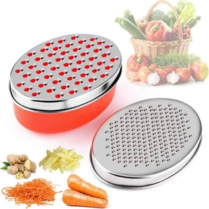 Cheese Grater with Airtight Storage Container,Cheese Shredder&Vegetable Grater,B - Picture 1 of 12