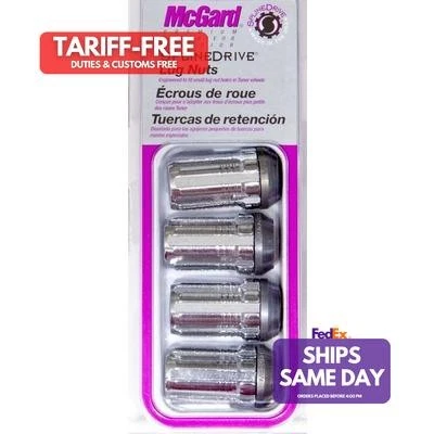 Mcgard 65357, Set of 4 Chrome Steel Lug Nut 12Mmx1.50 4 Pack Splinedrive Perform — 第 1/4 张图片