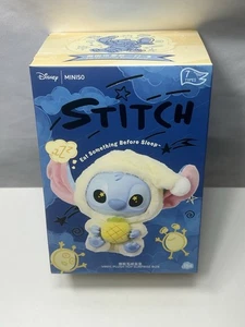 Auténtica figura de vinilo Miniso Stitch Eat Something Before Sleep Series caja ciega - Imagen 1 de 8