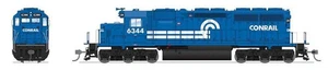 Broadway Limited HO 9038 EMD SD40 Low Nose - Stealth Conrail #6344 (blue, white) - Picture 1 of 1