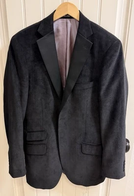 Jaqueta Blazer Billy London Tecido Veludo Preto - 40L - Imagem 1 de 4