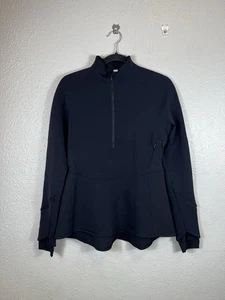 Lululemon Weather Or Not Half Zip Pullover Black Size 8 - Picture 1 of 8