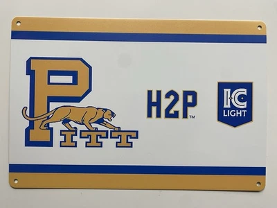 Pitt Panthers - IC Light Metal Sign - H2P University Pittsburgh - Steelers - Image 1 of 4