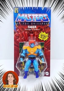 Masters Of The Universe FAKER 2021 Retro Play Factory Sealed Action Figure - Picture 1 of 4