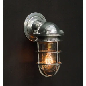 Oceanic Replica Nautical Style Aluminium Swan Neck Wall Sconce Light Fixture - Picture 1 of 13