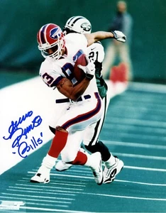 Andre Reed Signed Buffalo Bills 8x10 Photo File w/ Bills Inscription LSCM COA #1 - Picture 1 of 1
