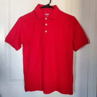 Boys French Toast Uniform Red Short Sleeved Shirt Size L 10-12 - Image 1 of 3