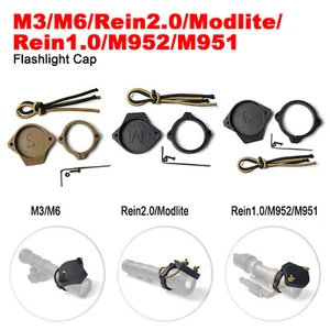 For M300/M600/Rein1.0 2.0/Modlite Tactical Flashlight Cap Protection Light Cover - Picture 1 of 30