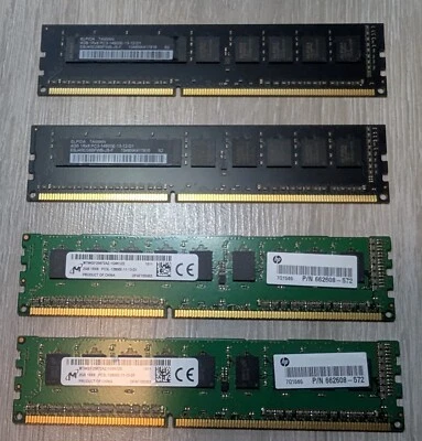 MAC/PC 8GB (4GBx2) RAM DDR3 PC3-14900E ECC Unbuffered 240 Pin + 4GB Free Gift - Image 1 of 3
