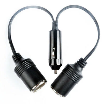 Dual Car Cigarette Lighter Splitter Charger Power Socket Adapter 12v Auto Outlet - Image 1 of 4
