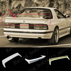 For Mazda RX7 FC3S Rear Trunk Spoiler Boot Wing Ducktail Stick Lip FRP Unpainted - Bild 1 von 8