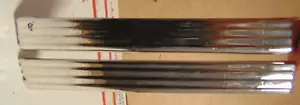 1941 FORD CAR STAINLESS COWL TRIM MOLDINGS PAIR ORIGINAL COUPE SEDAN - Picture 1 of 6