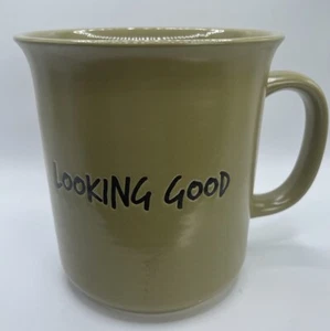 Gibson Home 24 Unzen "Looking Good" Salbeigrün Kaffeebecher Tasse Kaffeeliebhaber NEU - Bild 1 von 4