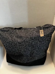 BORSA PER LO SHOPPING LIBRO VICTORIA'S SECRET ROSA BIANCO E NERO CON LOGO PALESTRA SPIAGGIA NUOVA CON ETICHETTE - Foto 1 di 3