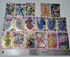 Vtg 1995-96' Sailor Moon Prism Holographic Shiny Sticker Trading Card Lot Of 17