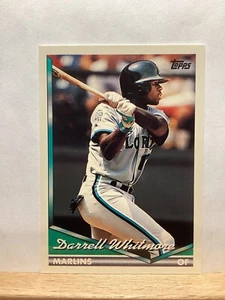 Topps 1994 Baseballkarte: Darrell Whitmore, Florida Marlins - Karte #161 - Bild 1 von 2