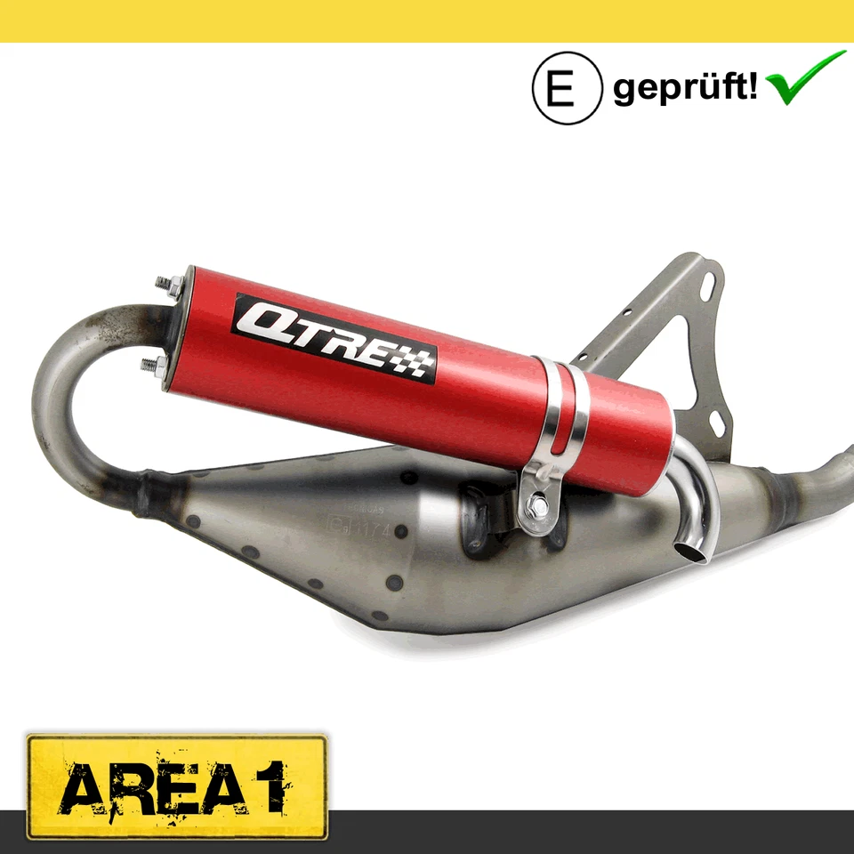 Échappement Sport Tecnigas Q-Ttre PGO Pmx ,Tornade,Big Max ,T-Rex,Hot (Rouge / - Photo 1/1