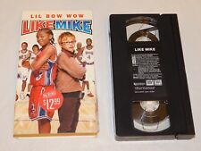 Like Mike  with Lil Bow Wow VHS Tape Movie Rated PG 2002 Twentieth Century Fox