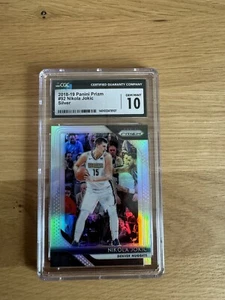 Graded 2018 Panini Prizm Nikola Jokic #92 Basketball Card CGC 10 Gem Mint - Picture 1 of 2