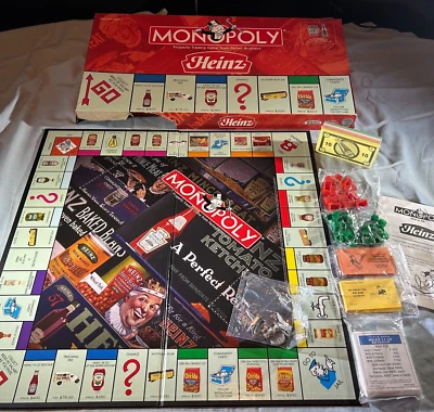 2007 MONOPOLY HEINZ EDITION HASBRO PARKER BROTHERS PEWTER TOKENS SEALED PIECES - Image 1 of 4