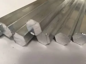 Aluminium Solid HEX Bar Size 10 MM x 300 MM Machine Solid ROD 2011 T3 - MS12 - Bild 1 von 4