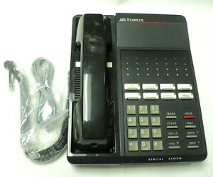 Vodavi SP7311-71 Phone Starplus DHS Charcoal / Black No Display Tested Warranty