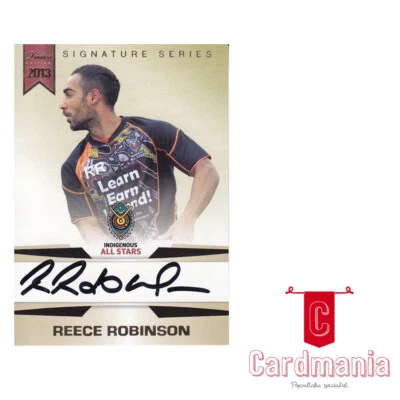 ELITE SPORTS PROPERTIES NRL - 2013 Rugby Trading Card Collection Signature Set ~ Reece Robinson #/167