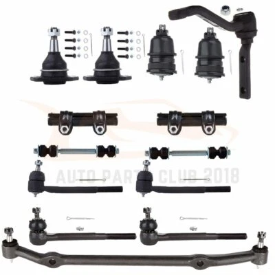 14pcs Inner Tie Rod Ends Ball Joints Center Link For 1978-87 Oldsmobile Cutlass - Image 1 of 4