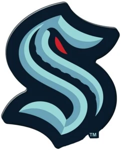 NHL Seattle Kraken 4" by 3" Auto Die-Cut Magnet by WinCraft - Picture 1 of 1