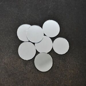 Shisha Mirrors For Embroidery And Craft Purpose, Round Shape, 2 CM, 100 Pcs