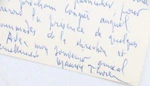 THOREZ Lettre autographe datée et signée au docteur Pierre Frumusan 1963 - Picture 1 of 1