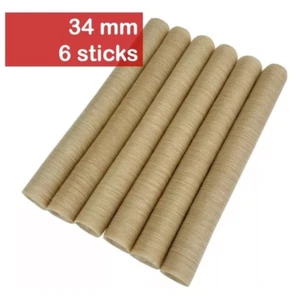 Collagen Casings Dry 34mm / 50ft for stuffing 125 Lb 540 sausages 6 sticks - Picture 1 of 8