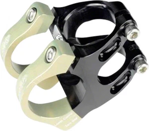 Renthal Apex Stem - 31mm, 31.8 Clamp, +/-6, 1 1/8", Aluminum, Black/Gold - Picture 1 of 1