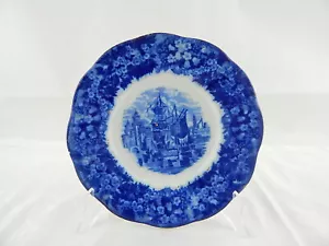 ANTIQUARIATO PIATTO CERAMICA MONDOVÌ FERRARA META' 1800 BIANCO BLU COLLEZIONE - Foto 1 di 7