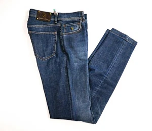NEW STEFANO RICCI Luxury Jeans LOGO Cotton Size 30 Us 46 Eu (RJ32) - Picture 1 of 3