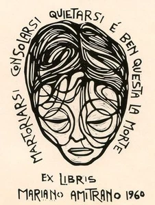 Kunstdruck Exlibris Exlibris Exlibris von Maria Elisa Leboroni, Italien   - Bild 1 von 1