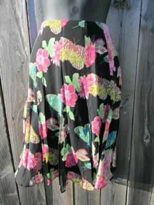 KAREN KANE LIFESTYLE SAIA DE SEDA MULTICOLORIDA. TAMANHO 8 - Imagem 1 de 4