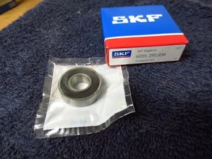 LOT OF 2 SKF DEEP GROOVE BEARING 6001-2RS JEM  60012RSJEM - Picture 1 of 3