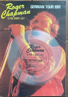Roger Chapman & The Short List Magazine German tour 1981 with a Flex Disc - Image 1 of 2