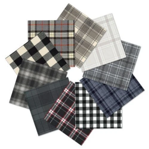 RK ~ Mammoth Flannel ~ Shadows and Light  Colorstory ~ Fat Quarter Precut - Image 1 of 1