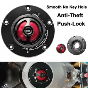 For DUCATI DIAVEL 1260/S 19-20 Keyless Fuel Tank Cap Anti Theft Quick Release - Picture 1 of 14
