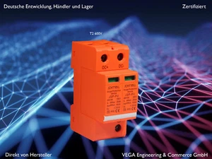 Überspannungsschutz PV Photovoltaik SPD / 600VDC / 2-polig / Typ 2 - C / CE TüV - Bild 1 von 5