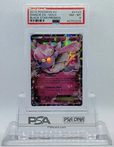 Pokemon Black Star Promo Diancie Ex #XY43 Holo Foil Karte PSA 8 NM-MT #* - Bild 1 von 4