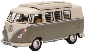 Oxford Diecast VW T1 Camper Mouse Grey Die Cast Model 1:76 00 Scale New - Picture 1 of 2