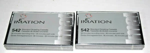 Two Blank Media Imation 542 Standard Dictating Cassettes 3M 90 Min - Sealed - Picture 1 of 7