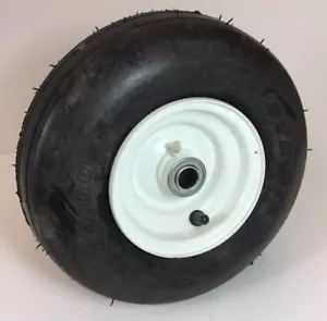 1 Nuovo 11x4.00-5 R/M Rib 4 Strati Pneumatico e Cerchio Ruota Carrello Prato Rimorchio A-12 - Foto 1 di 4
